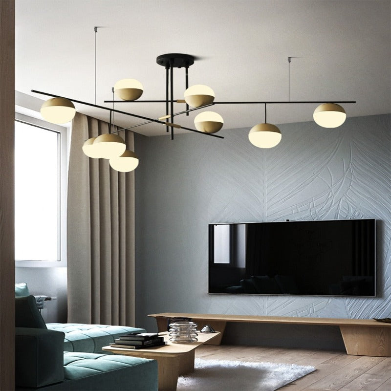 Contemporary Glass Ball Chandelier - AiDeco.co.uk