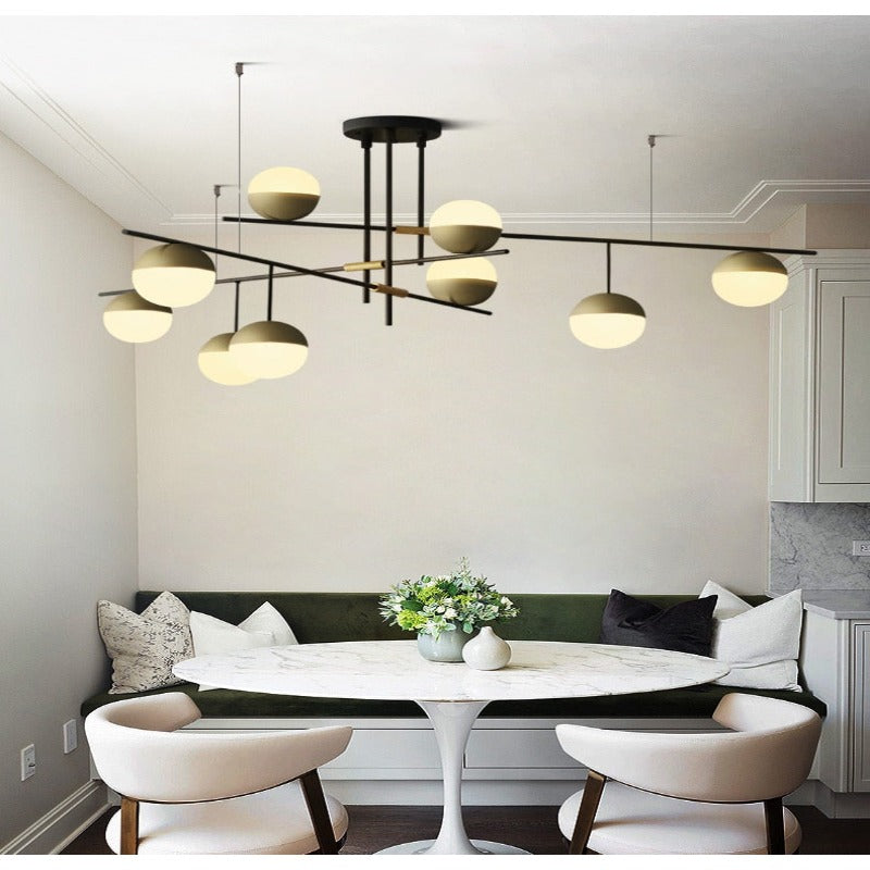 Contemporary Glass Ball Chandelier - AiDeco.co.uk
