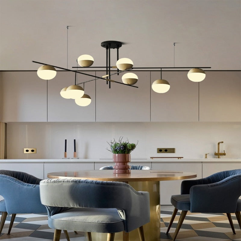 Contemporary Glass Ball Chandelier - AiDeco.co.uk