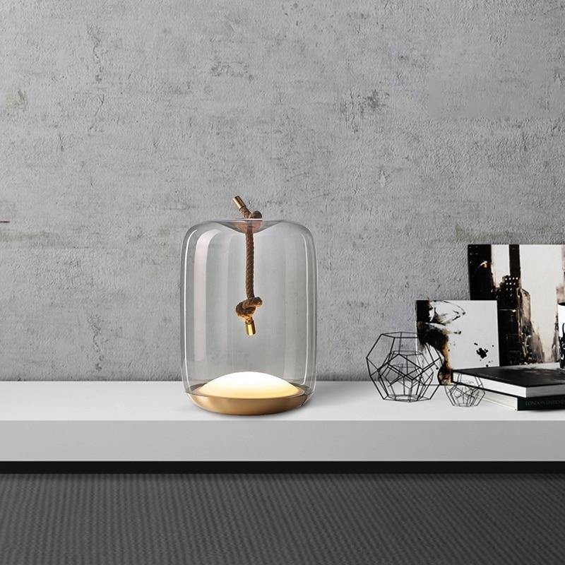 Nordic Brokis Knot & Hemp Rope Table Lamp - AiDeco.co.uk