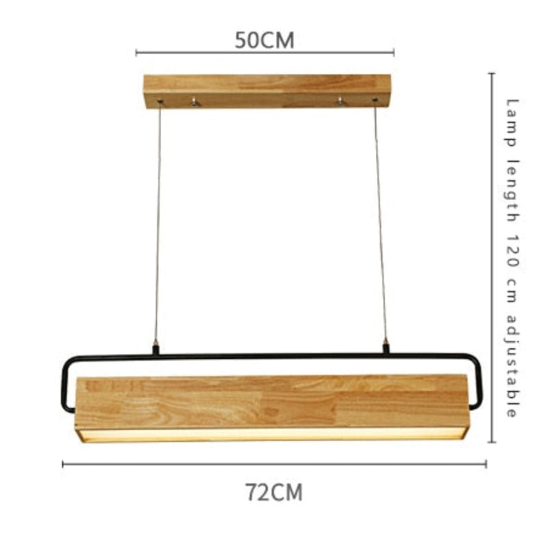 Wooden Adelbert LED Hanging Lamp - AiDeco.co.uk
