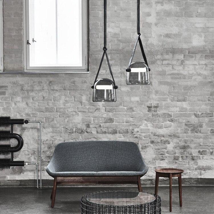 Leather Cord Pendant Light - AiDeco.co.uk