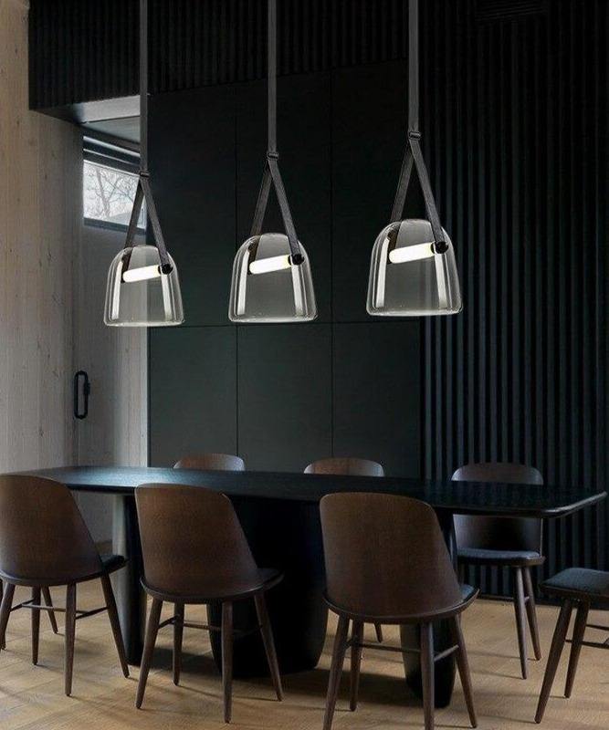 Leather Cord Pendant Light - AiDeco.co.uk