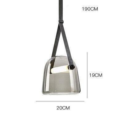 Leather Cord Pendant Light - AiDeco.co.uk