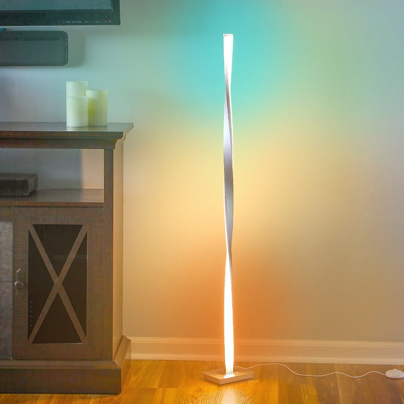 Kofi - LED Twist Standing Lamp - AiDeco.co.uk