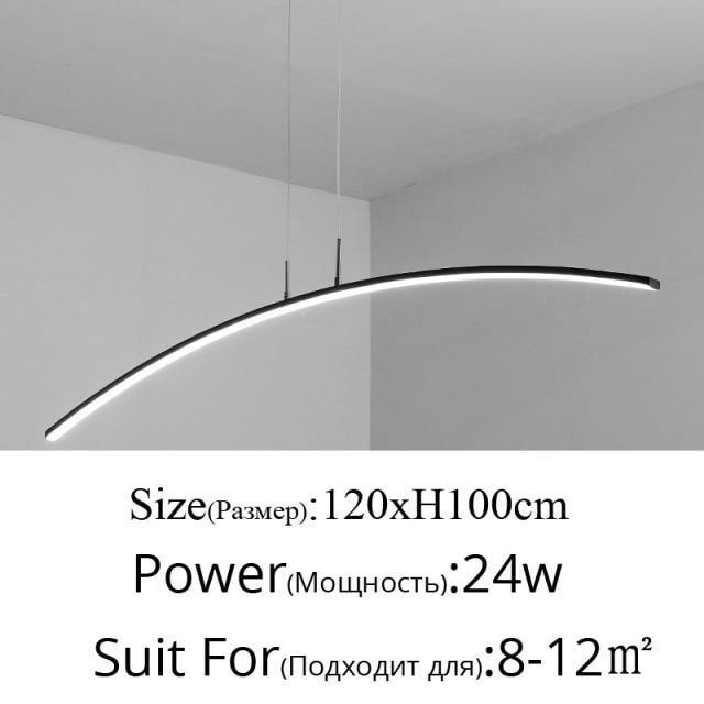 Nordic Hanging Arc Chandelier - AiDeco.co.uk
