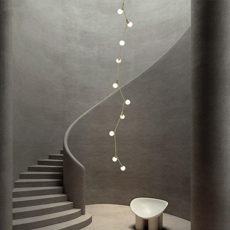 Champagne Chandelier Pendant Lights, Gold, Black - AiDeco.co.uk
