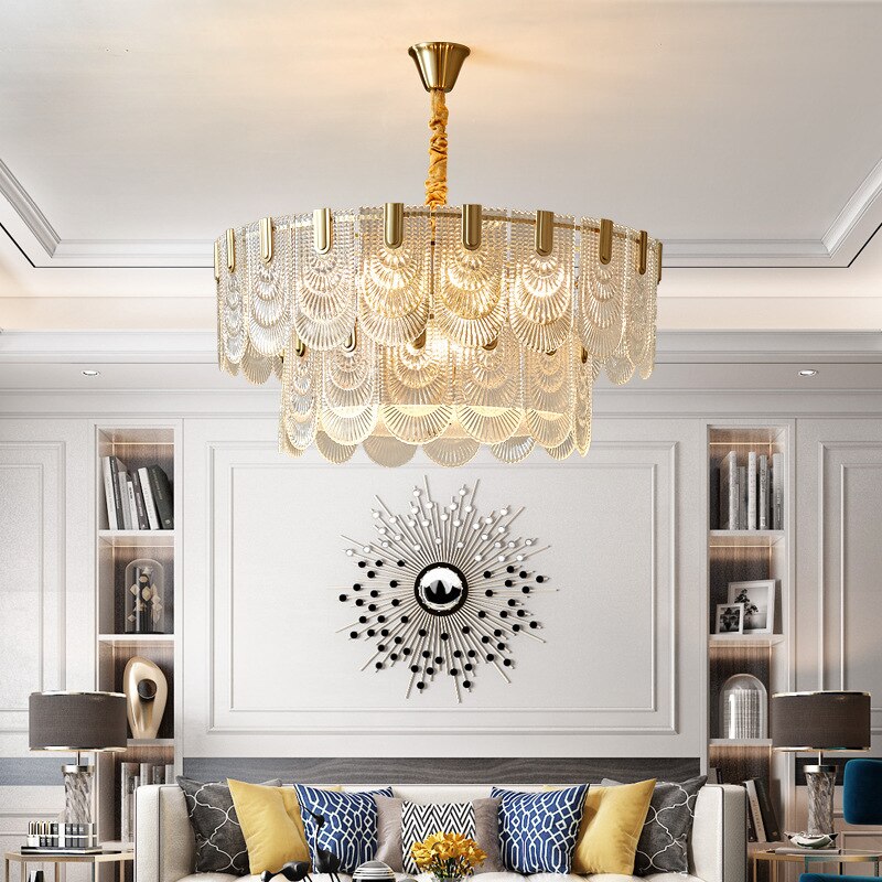 Glorious Crystal Glass Chandelier - AiDeco.co.uk
