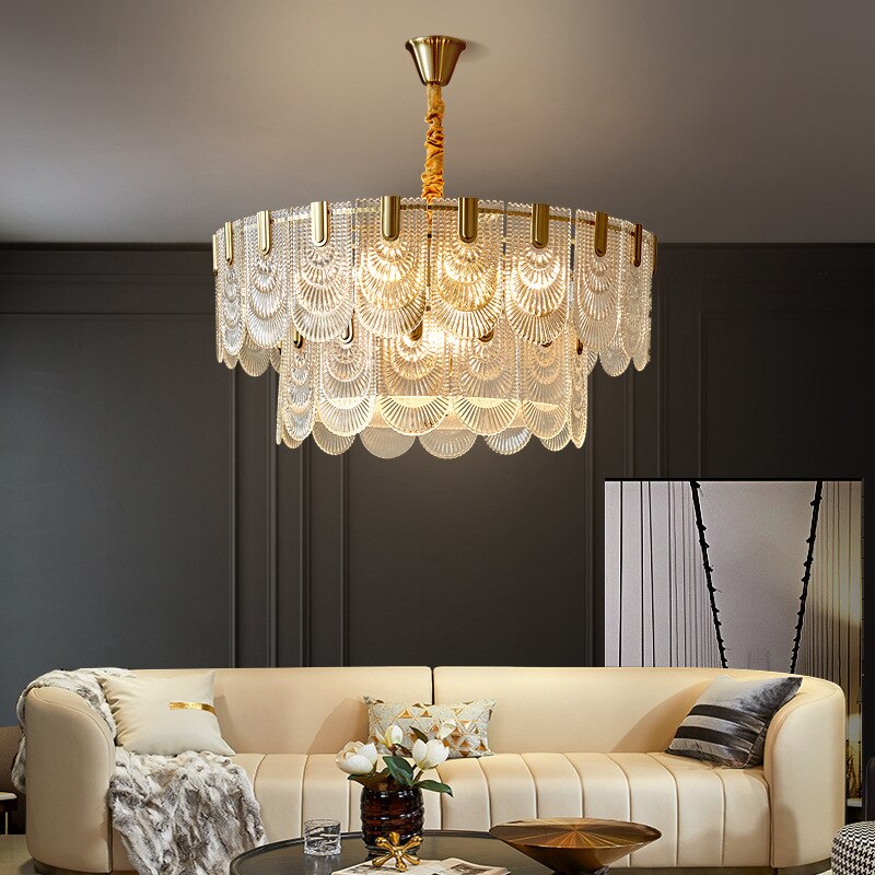 Glorious Crystal Glass Chandelier - AiDeco.co.uk