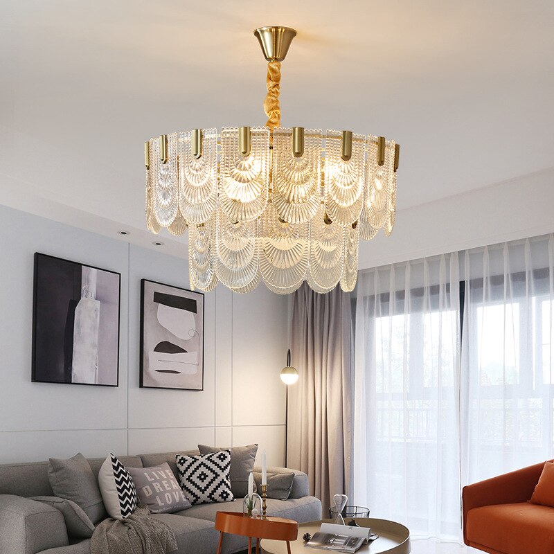 Glorious Crystal Glass Chandelier - AiDeco.co.uk
