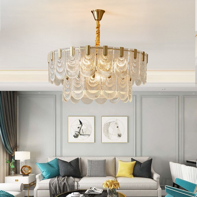 Glorious Crystal Glass Chandelier - AiDeco.co.uk