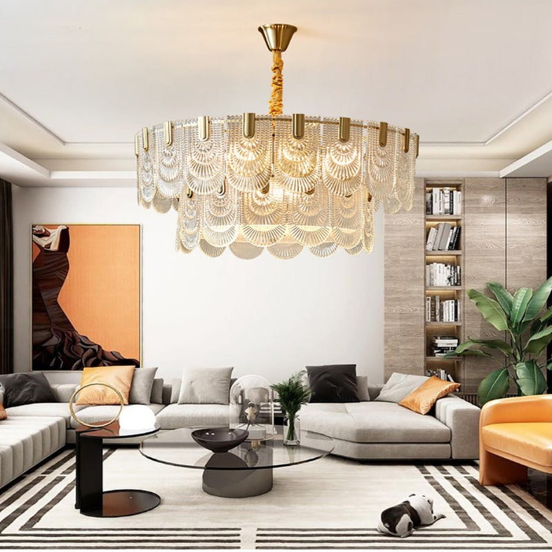 Glorious Crystal Glass Chandelier - AiDeco.co.uk