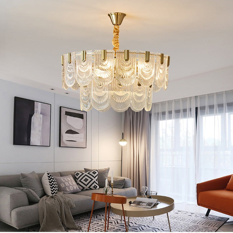 Glorious Crystal Glass Chandelier - AiDeco.co.uk