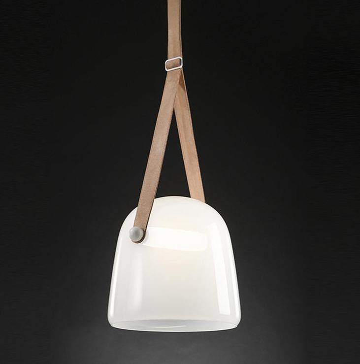Leather Cord Pendant Light - AiDeco.co.uk