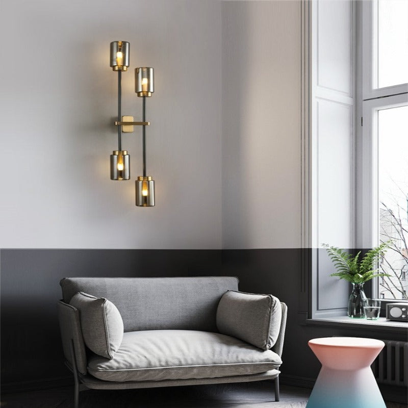 Designer Fire Copper Wall Light - AiDeco.co.uk