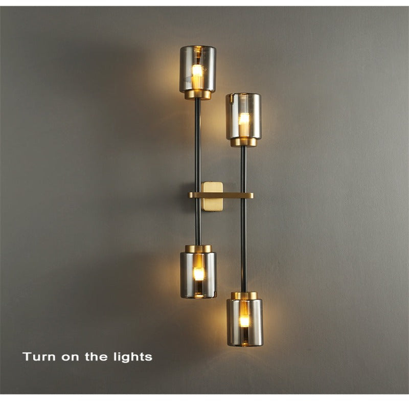 Designer Fire Copper Wall Light - AiDeco.co.uk