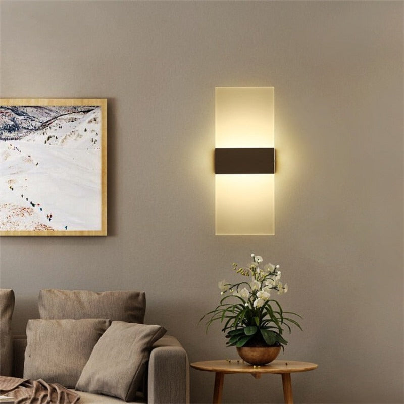 Modern Stylish Acrylic Led Wall Lamp - AiDeco.co.uk