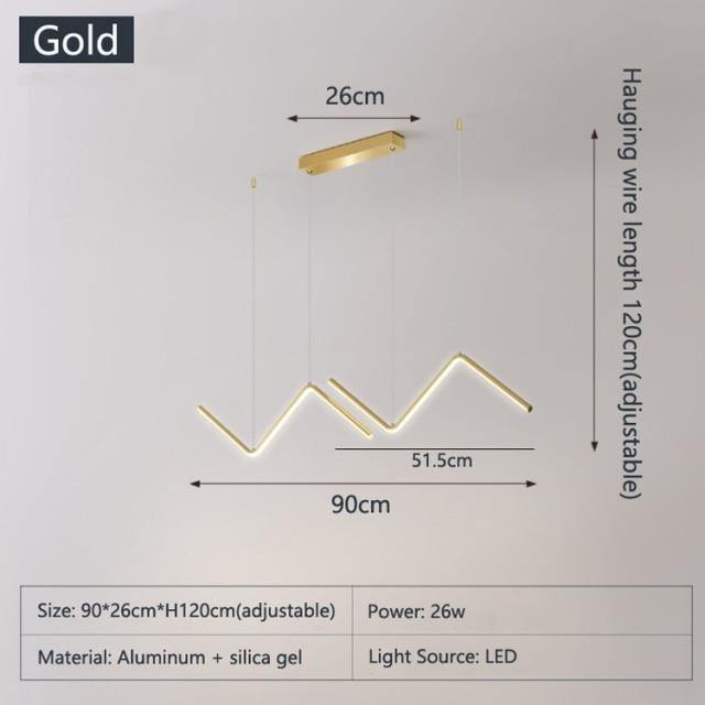 Triangular LED Pendant Lights - AiDeco.co.uk