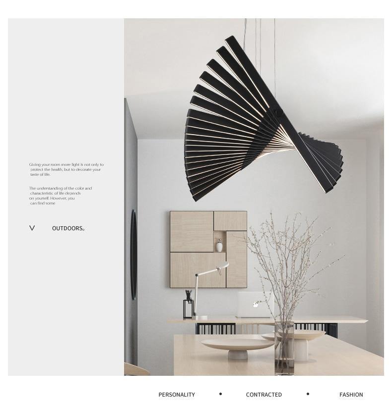 Rhythm Horizontal Hanging Chandelier - AiDeco.co.uk
