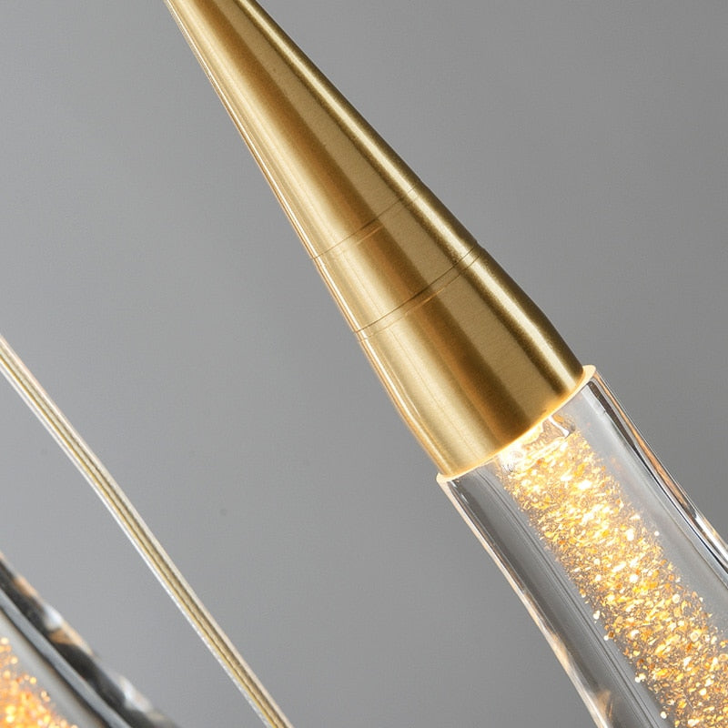 Waterdrop Fire Crystal Pendant Light - AiDeco.co.uk