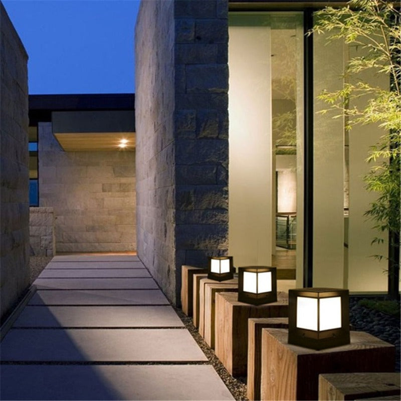 Lore - Modern Nordic Waterproof LED Cube Lamp - AiDeco.co.uk