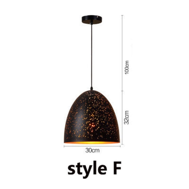 Industrial Starry Warm Pendant Lamp - AiDeco.co.uk