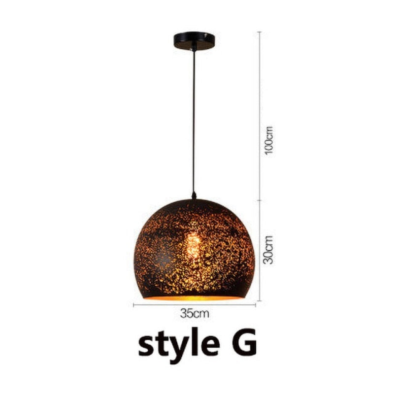 Industrial Starry Warm Pendant Lamp - AiDeco.co.uk