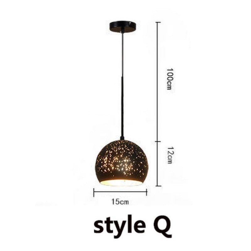 Industrial Starry Warm Pendant Lamp - AiDeco.co.uk