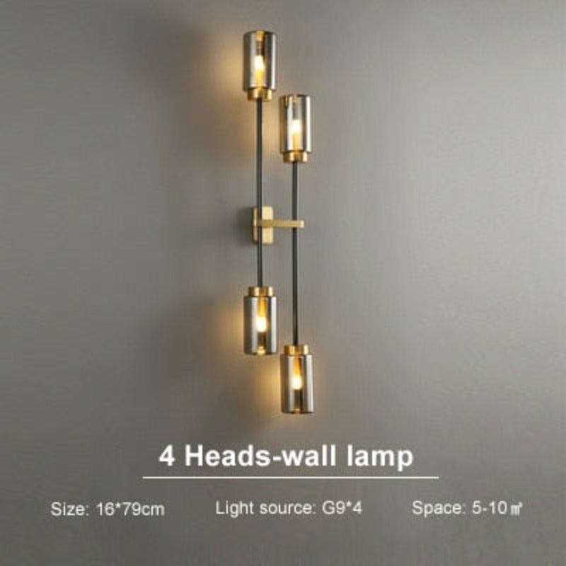 Designer Fire Copper Wall Light - AiDeco.co.uk