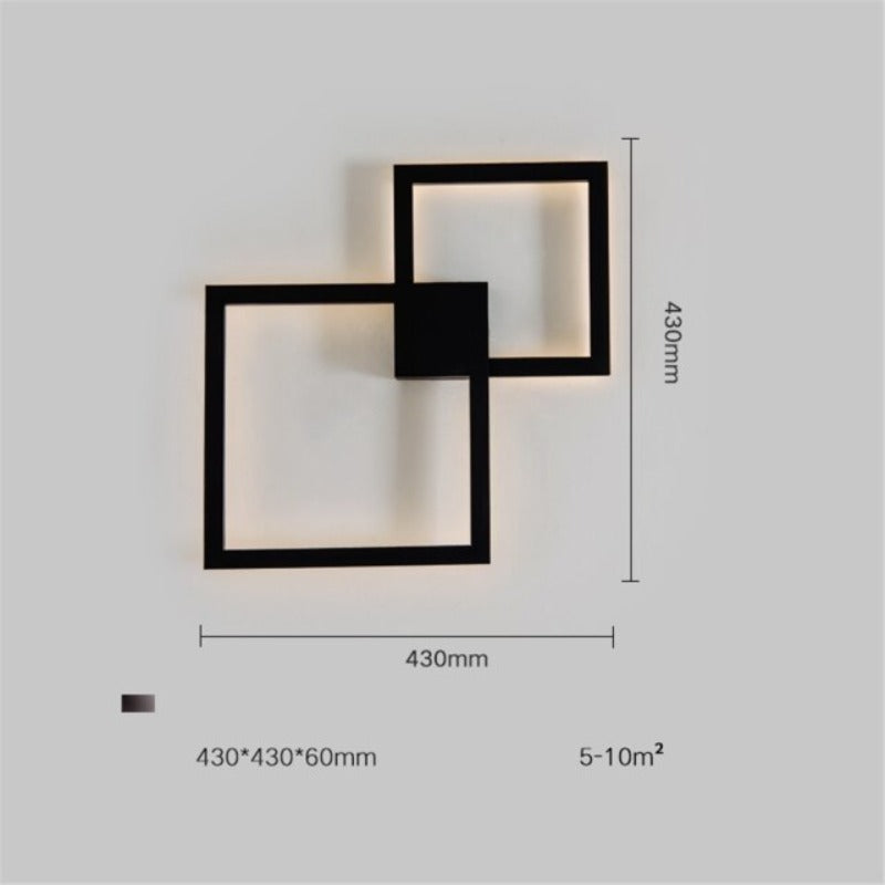 Art Square Modern Wall Lamp - AiDeco.co.uk