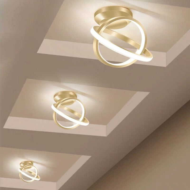 Golden Sphere Ceiling Light - AiDeco.co.uk