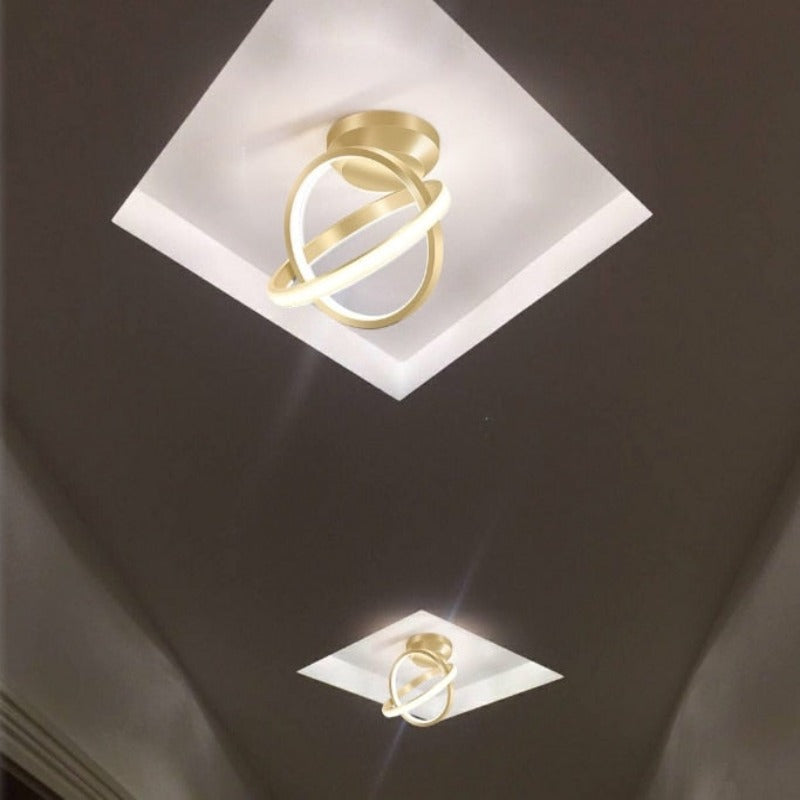 Golden Sphere Ceiling Light - AiDeco.co.uk