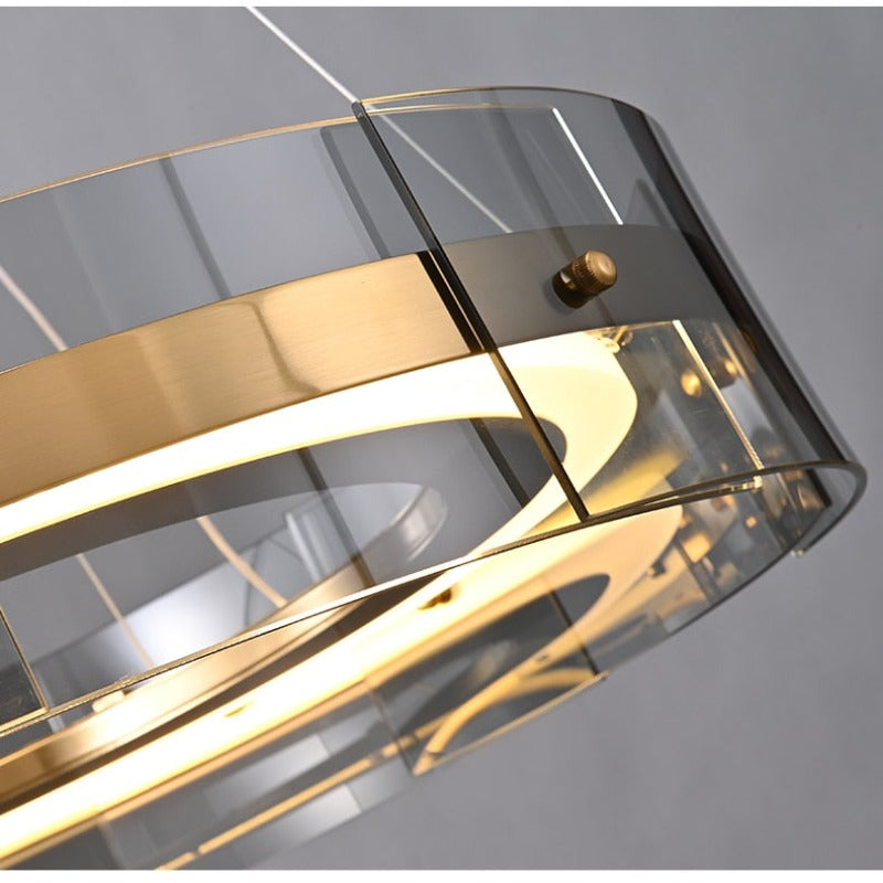 Spectrum Round Glass Pendant Light - AiDeco.co.uk