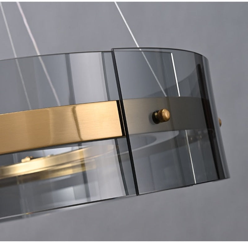 Spectrum Round Glass Pendant Light - AiDeco.co.uk