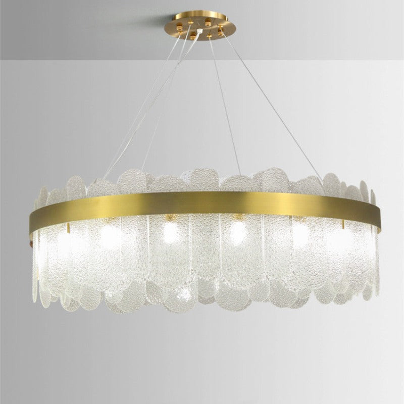Ocean Crystal Glass Chandelier Lighting - AiDeco.co.uk