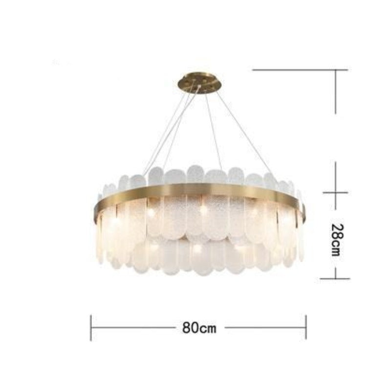 Ocean Crystal Glass Chandelier Lighting - AiDeco.co.uk