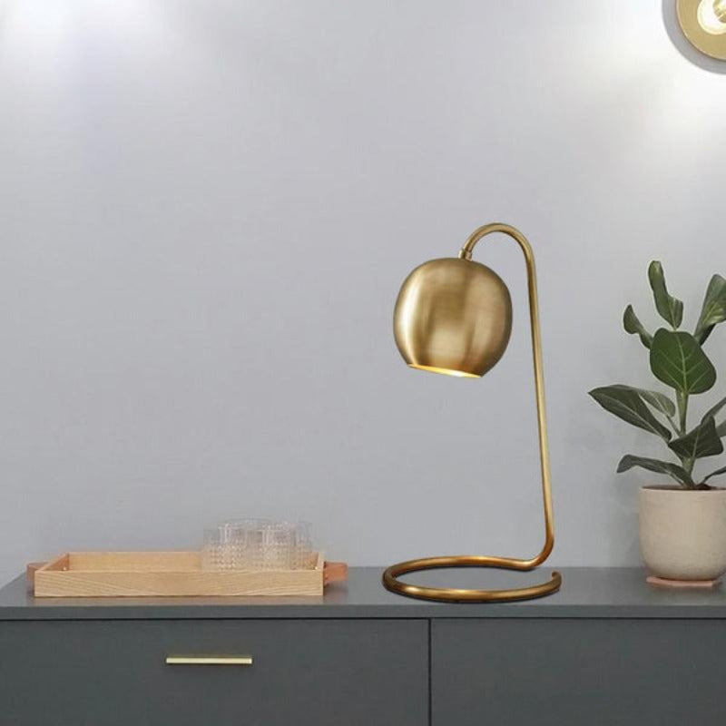 Retro Copper Table Lamp - AiDeco.co.uk