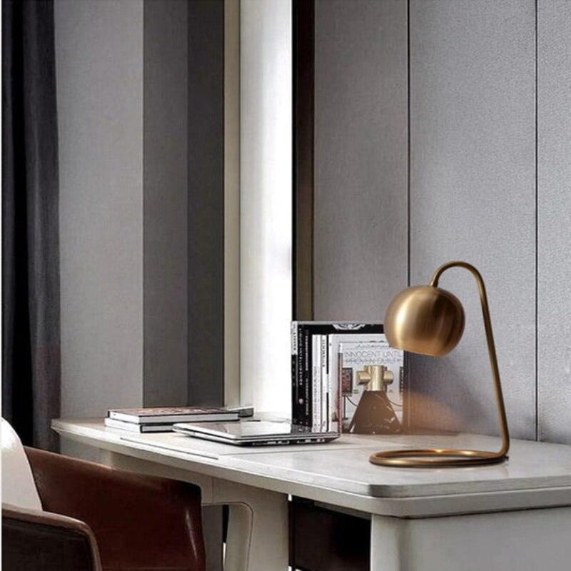 Retro Copper Table Lamp - AiDeco.co.uk