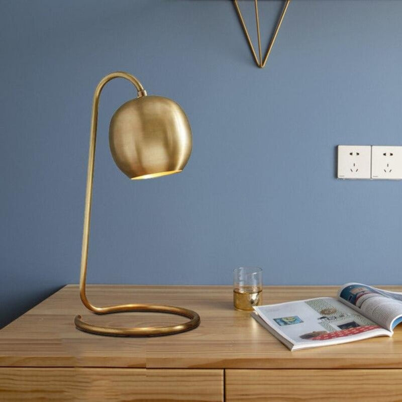 Retro Copper Table Lamp - AiDeco.co.uk