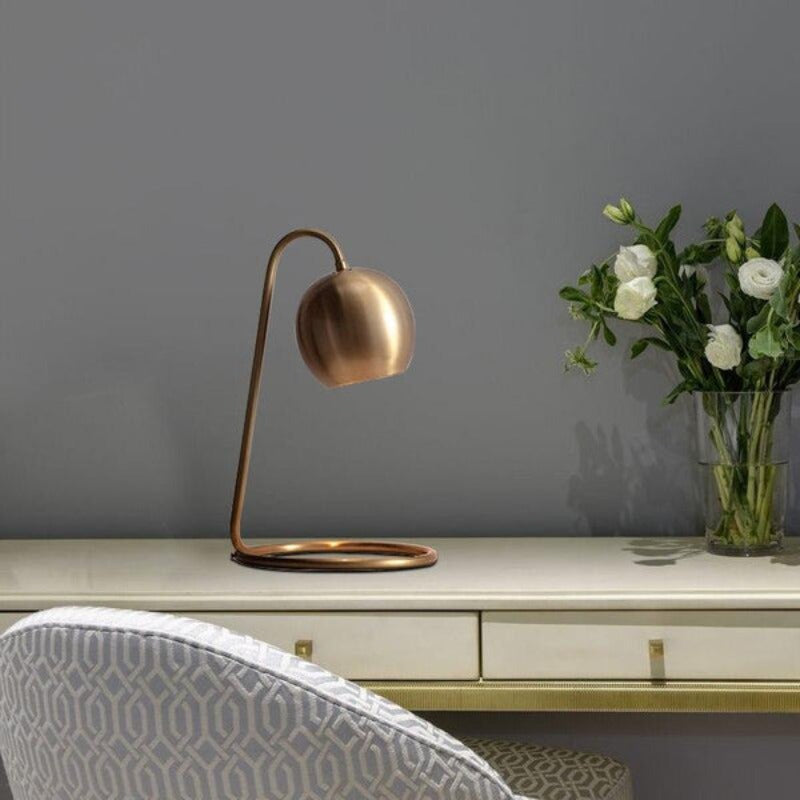 Retro Copper Table Lamp - AiDeco.co.uk