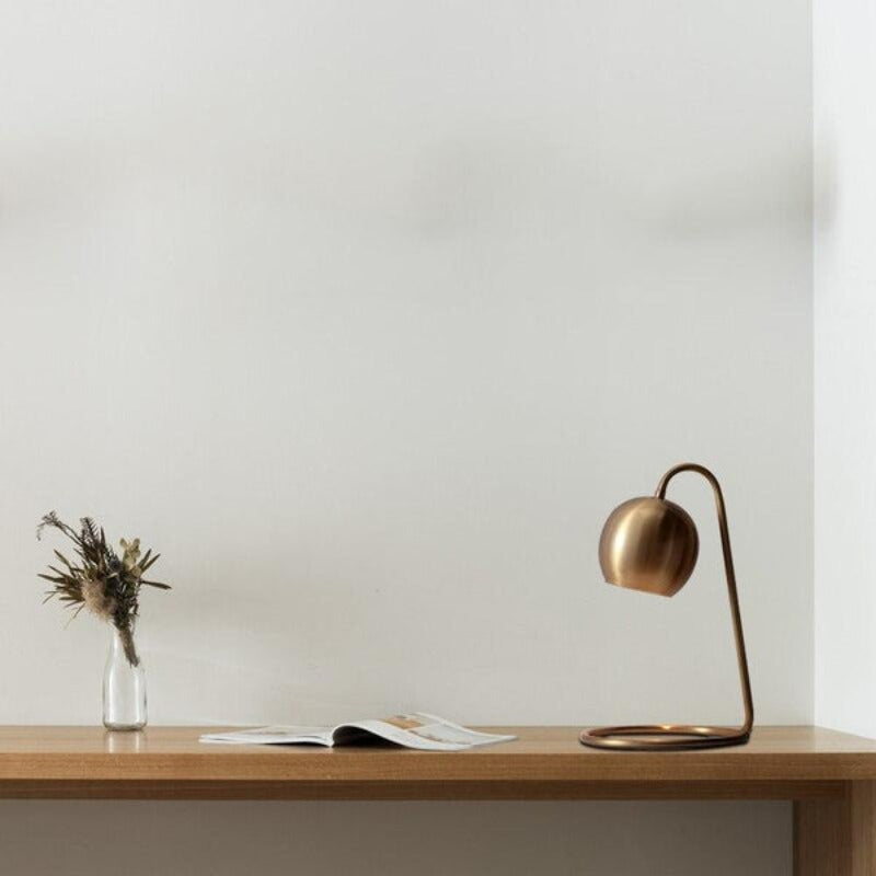 Retro Copper Table Lamp - AiDeco.co.uk